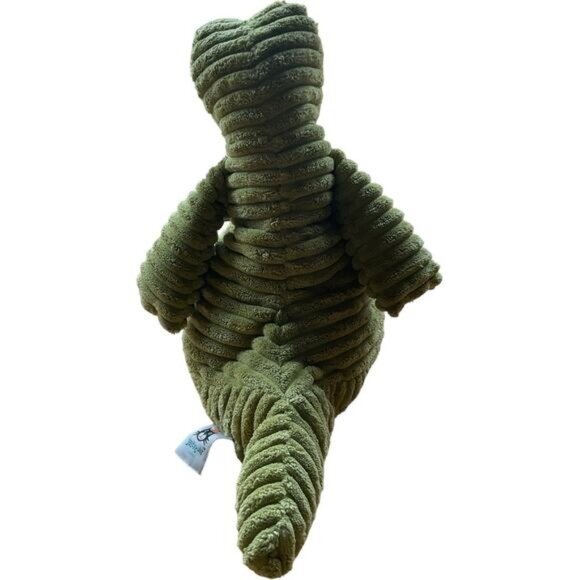 Jellycat London 16" Corduroy Croc Plush Green Alligator Textured Plush Stuffed - Picture 3 of 8